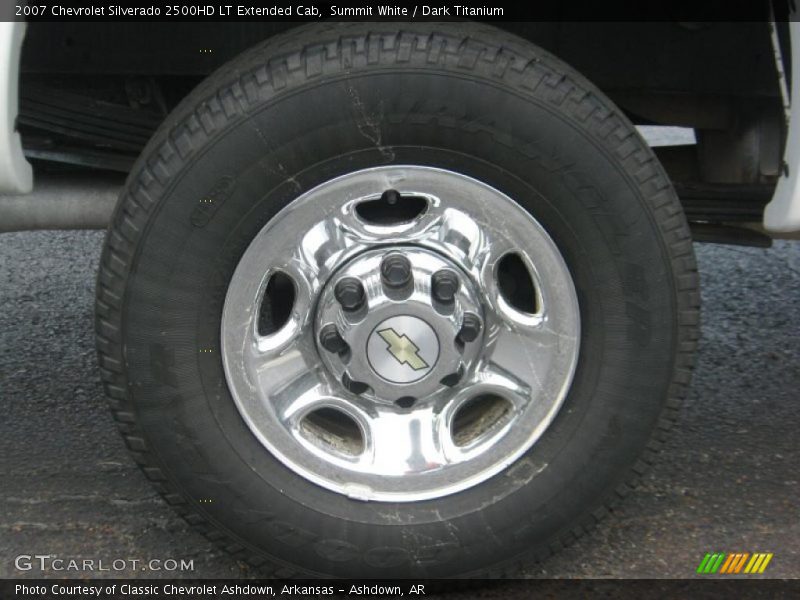 Summit White / Dark Titanium 2007 Chevrolet Silverado 2500HD LT Extended Cab