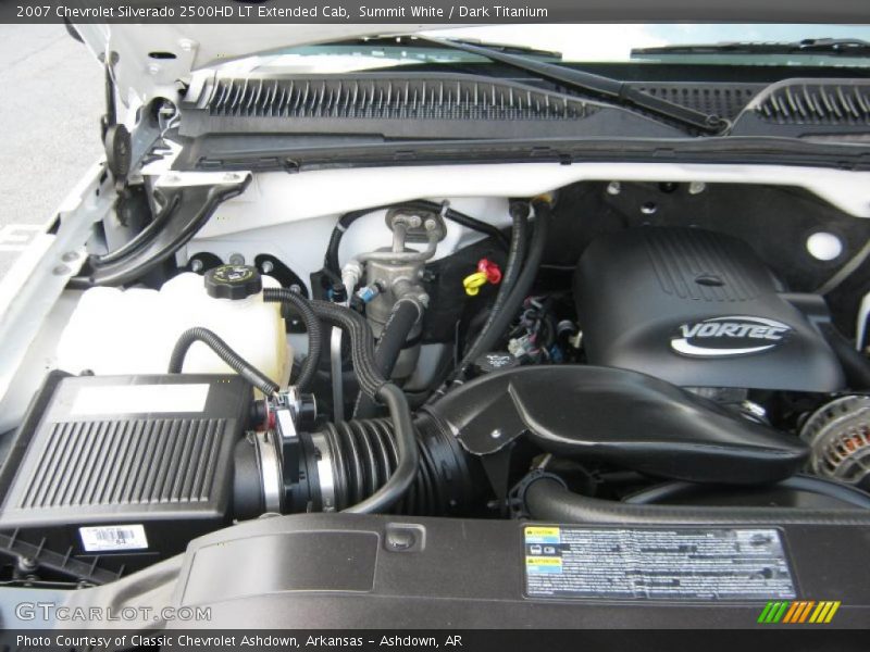 Summit White / Dark Titanium 2007 Chevrolet Silverado 2500HD LT Extended Cab