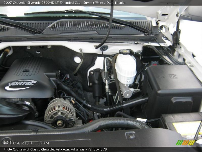 Summit White / Dark Titanium 2007 Chevrolet Silverado 2500HD LT Extended Cab