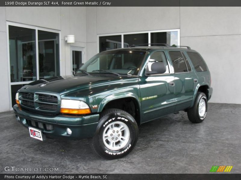 Forest Green Metallic / Gray 1998 Dodge Durango SLT 4x4