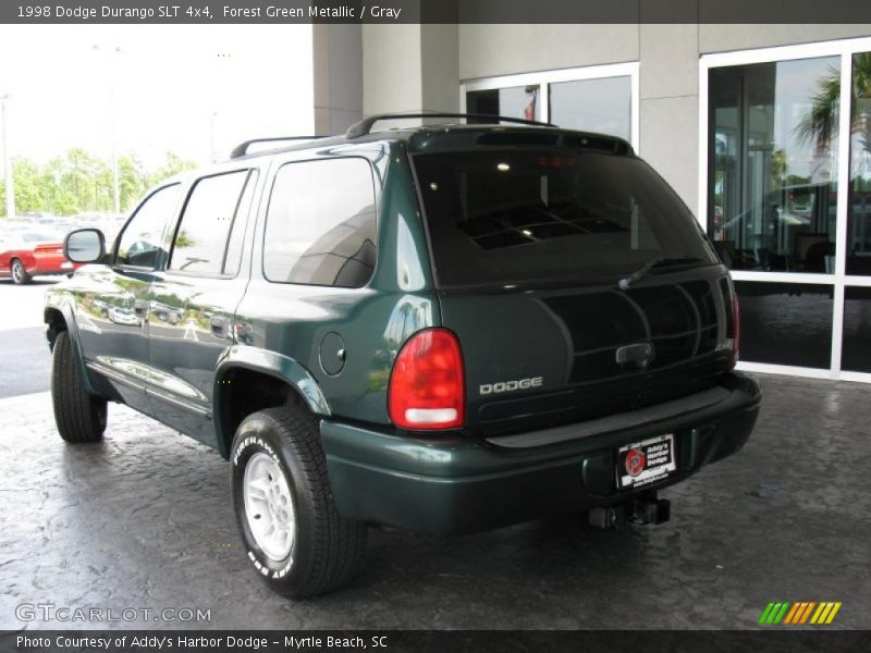 Forest Green Metallic / Gray 1998 Dodge Durango SLT 4x4