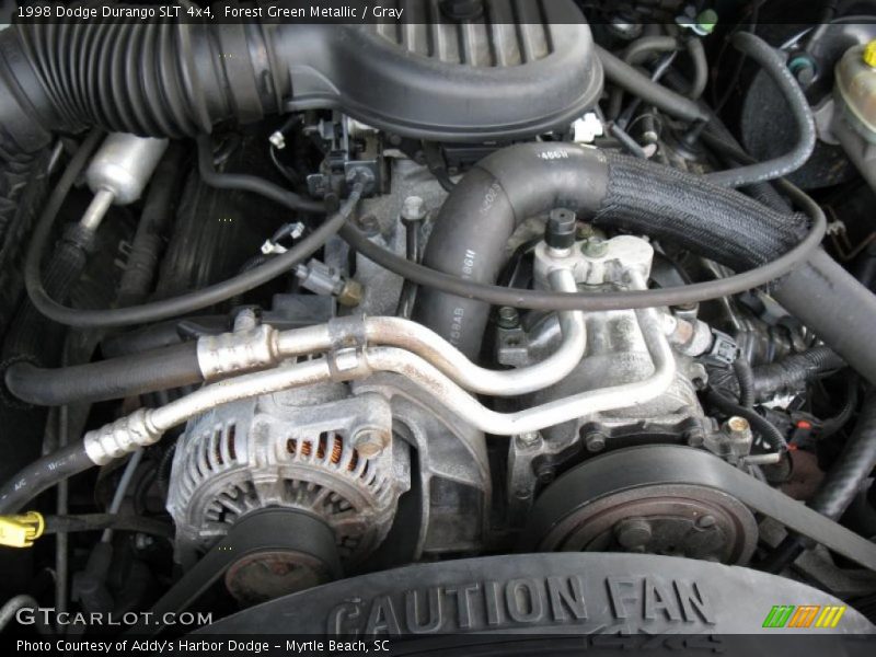 Forest Green Metallic / Gray 1998 Dodge Durango SLT 4x4