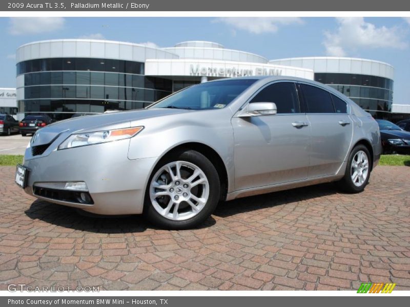 Palladium Metallic / Ebony 2009 Acura TL 3.5