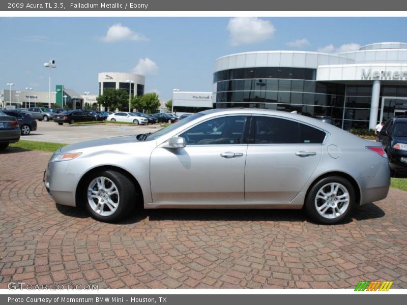Palladium Metallic / Ebony 2009 Acura TL 3.5