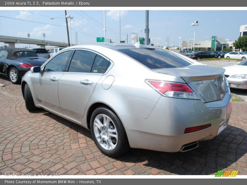 Palladium Metallic / Ebony 2009 Acura TL 3.5