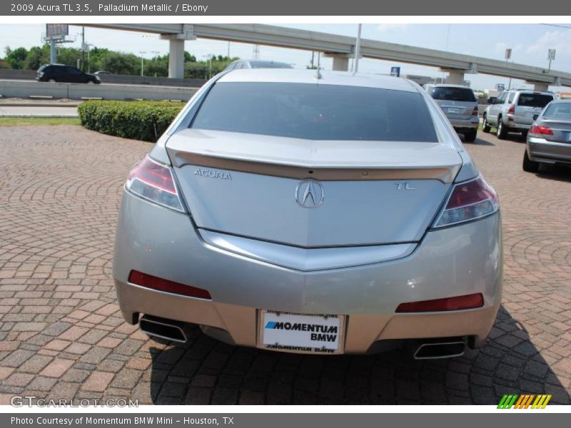 Palladium Metallic / Ebony 2009 Acura TL 3.5