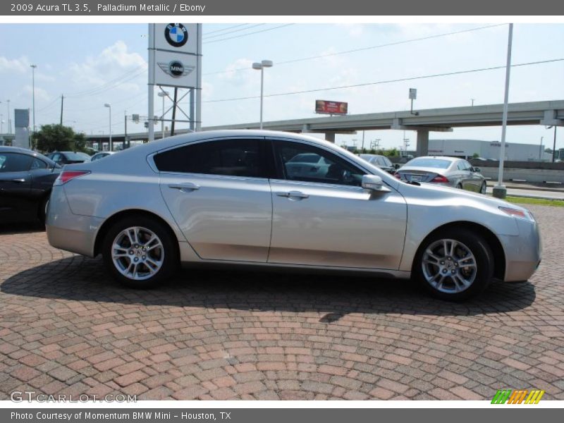 Palladium Metallic / Ebony 2009 Acura TL 3.5