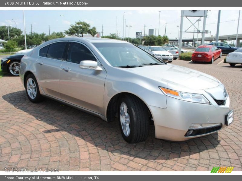 Palladium Metallic / Ebony 2009 Acura TL 3.5