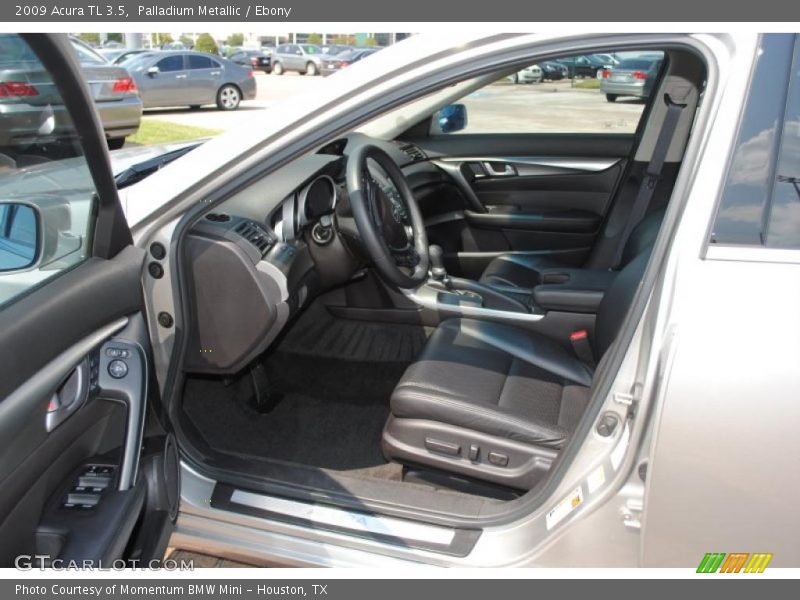 Palladium Metallic / Ebony 2009 Acura TL 3.5