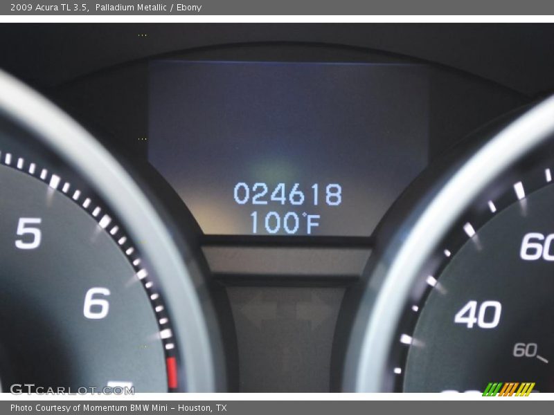 Palladium Metallic / Ebony 2009 Acura TL 3.5