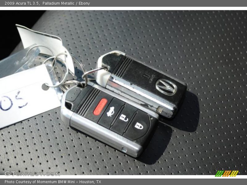 Palladium Metallic / Ebony 2009 Acura TL 3.5