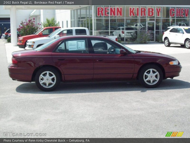 Bordeaux Red Pearl / Taupe 2002 Buick Regal LS