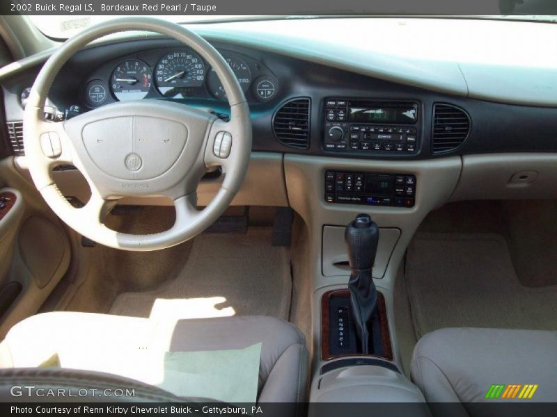 Bordeaux Red Pearl / Taupe 2002 Buick Regal LS