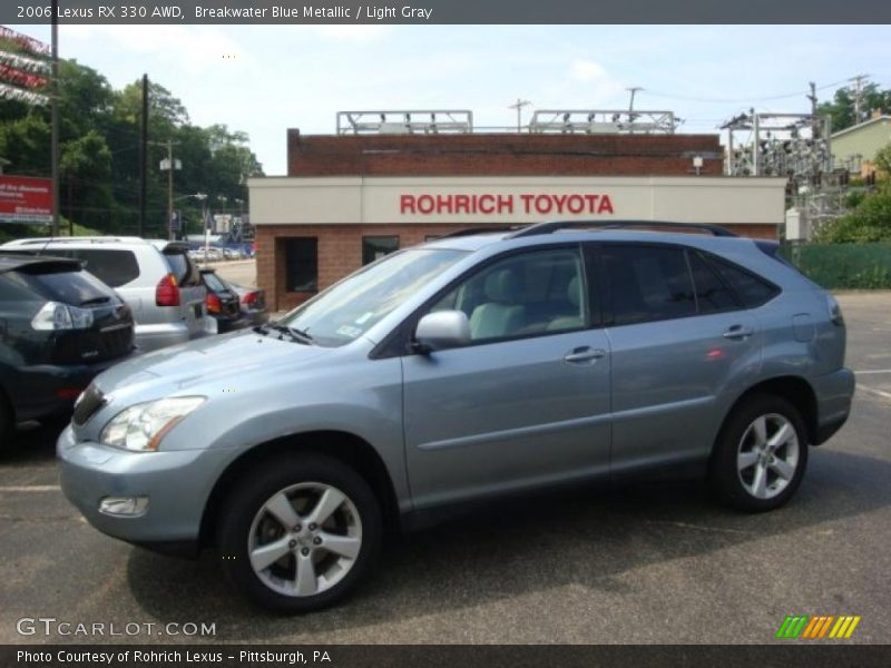 Breakwater Blue Metallic / Light Gray 2006 Lexus RX 330 AWD