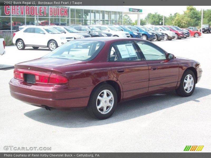 Bordeaux Red Pearl / Taupe 2002 Buick Regal LS