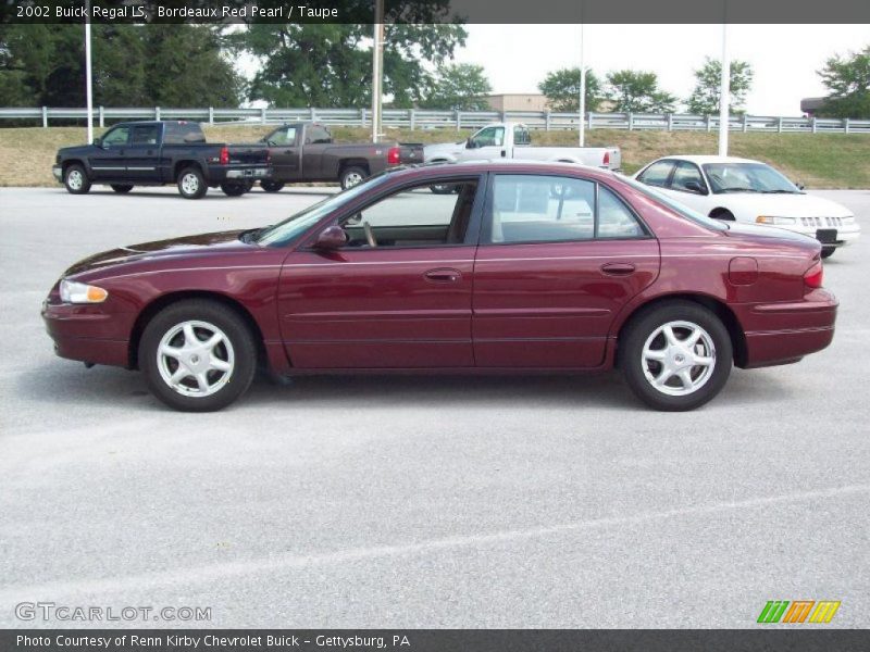 Bordeaux Red Pearl / Taupe 2002 Buick Regal LS