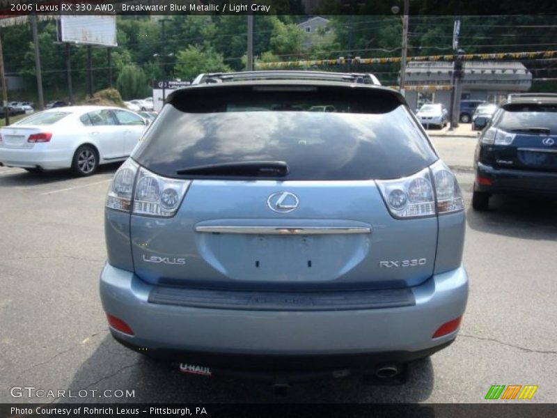Breakwater Blue Metallic / Light Gray 2006 Lexus RX 330 AWD