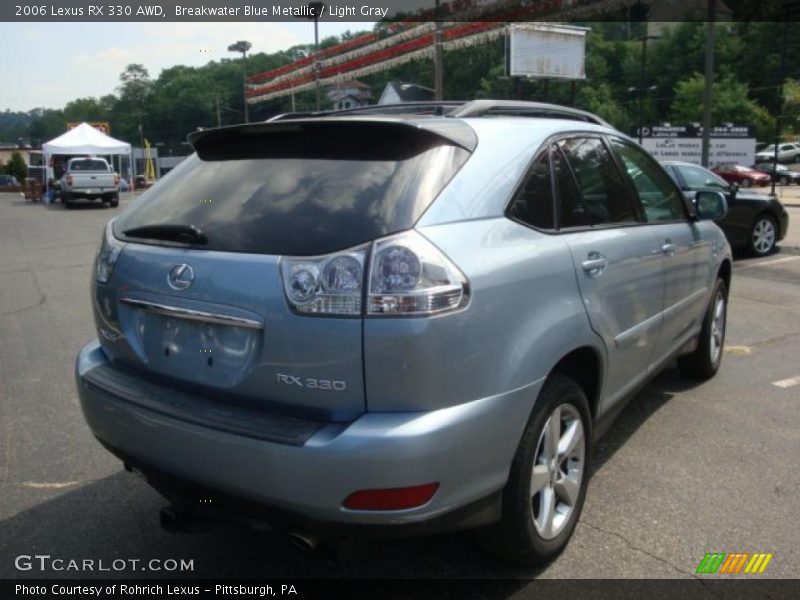 Breakwater Blue Metallic / Light Gray 2006 Lexus RX 330 AWD