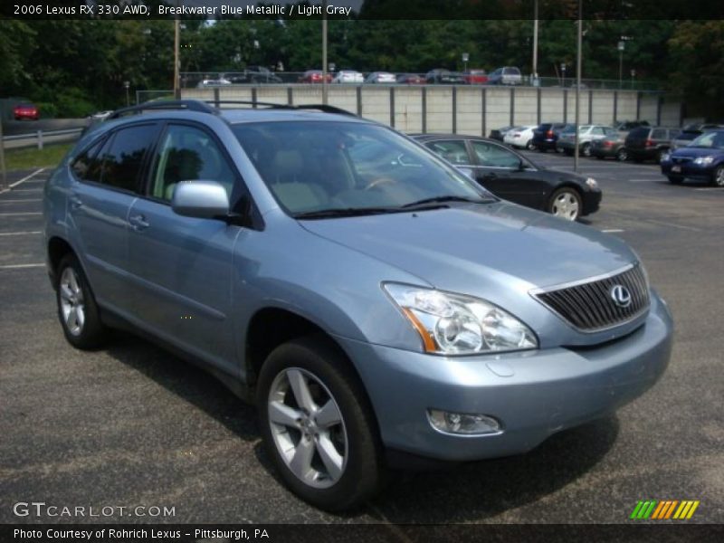 Breakwater Blue Metallic / Light Gray 2006 Lexus RX 330 AWD