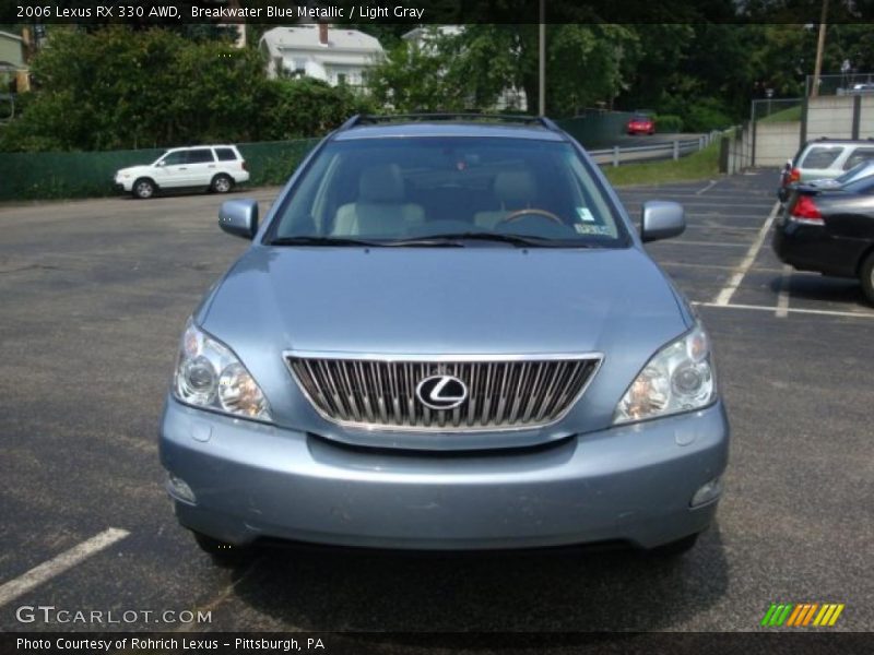 Breakwater Blue Metallic / Light Gray 2006 Lexus RX 330 AWD