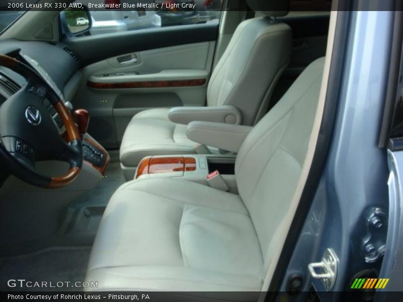 Breakwater Blue Metallic / Light Gray 2006 Lexus RX 330 AWD