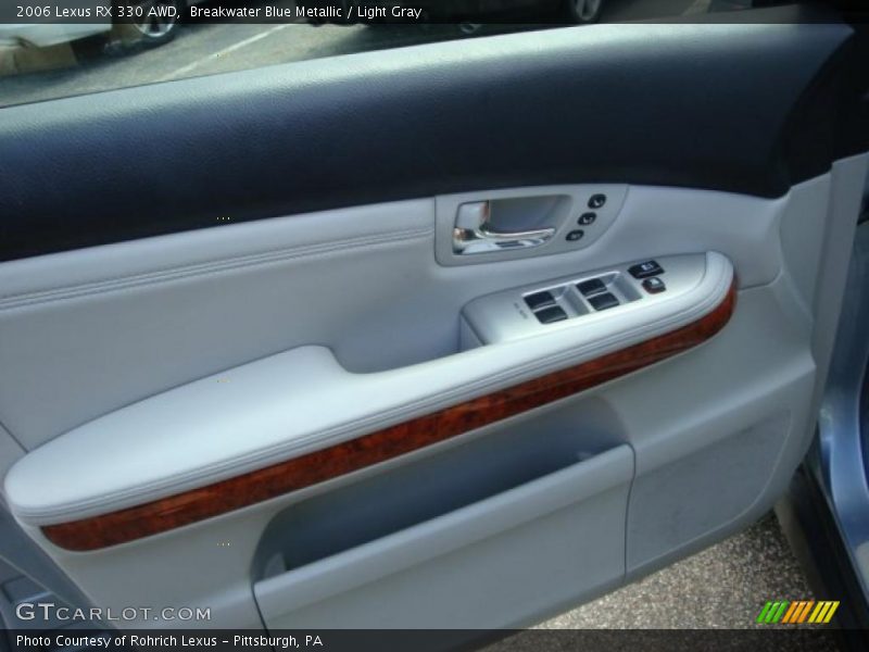 Breakwater Blue Metallic / Light Gray 2006 Lexus RX 330 AWD