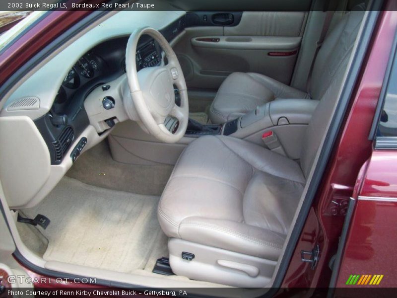Bordeaux Red Pearl / Taupe 2002 Buick Regal LS