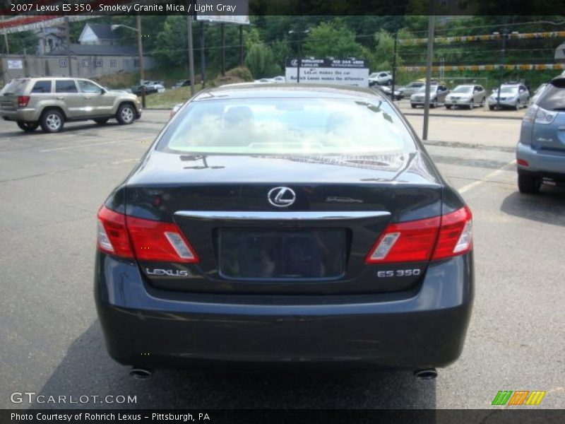 Smokey Granite Mica / Light Gray 2007 Lexus ES 350