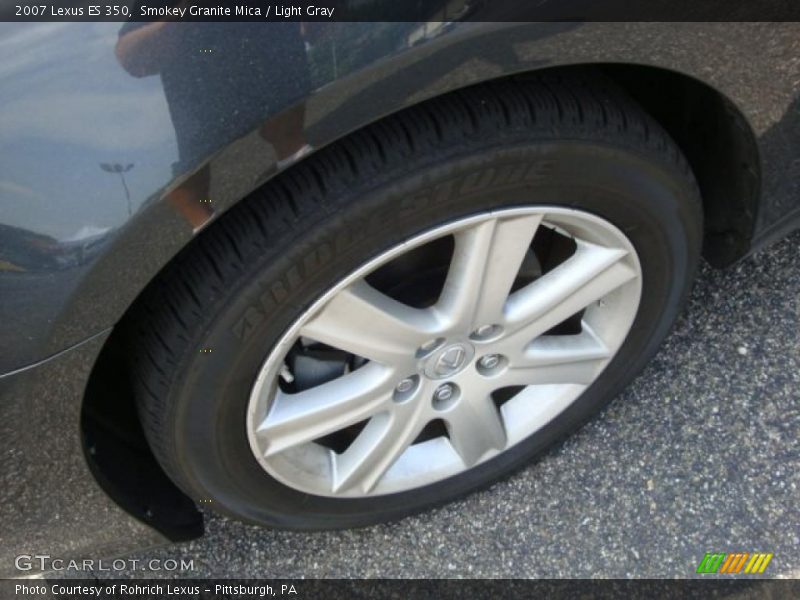 Smokey Granite Mica / Light Gray 2007 Lexus ES 350