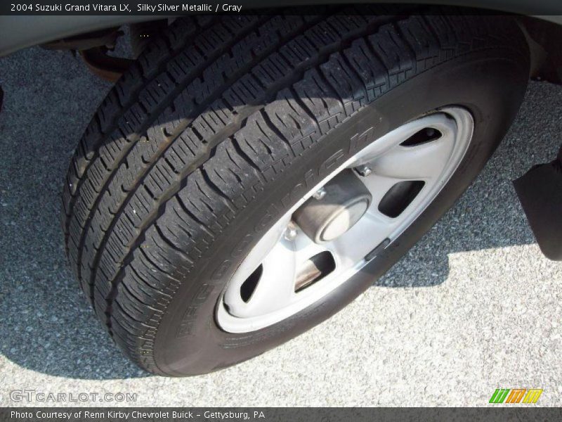 Silky Silver Metallic / Gray 2004 Suzuki Grand Vitara LX