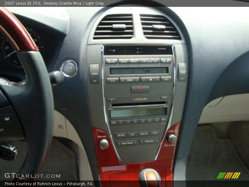 Smokey Granite Mica / Light Gray 2007 Lexus ES 350