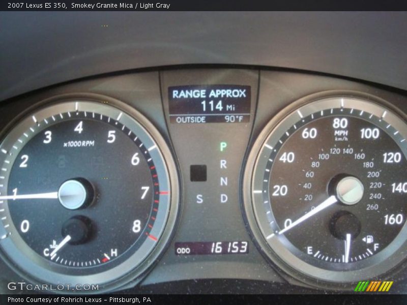 Smokey Granite Mica / Light Gray 2007 Lexus ES 350