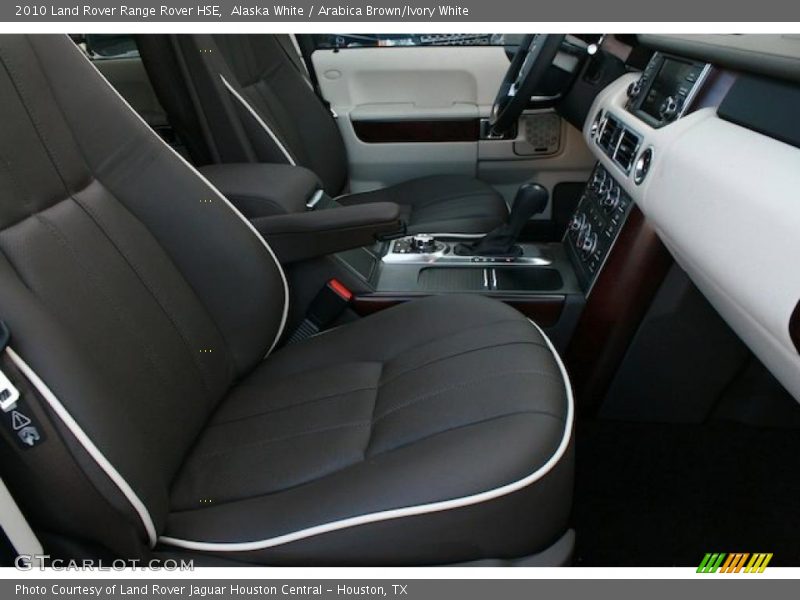 Alaska White / Arabica Brown/Ivory White 2010 Land Rover Range Rover HSE