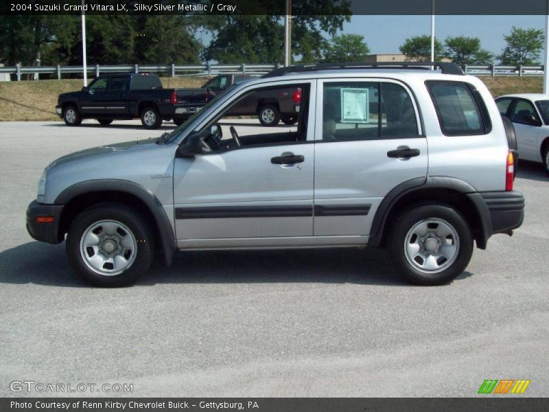 Silky Silver Metallic / Gray 2004 Suzuki Grand Vitara LX