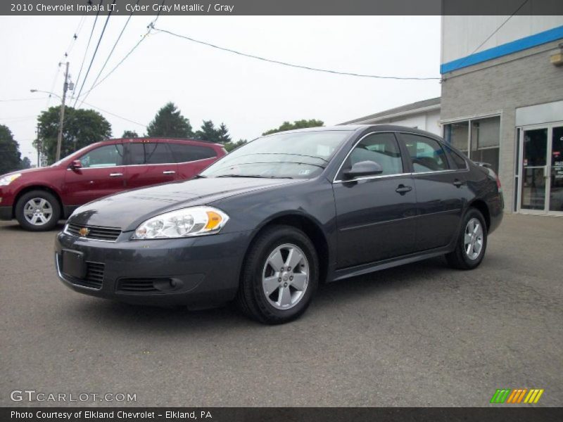 Cyber Gray Metallic / Gray 2010 Chevrolet Impala LT