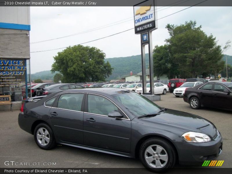 Cyber Gray Metallic / Gray 2010 Chevrolet Impala LT