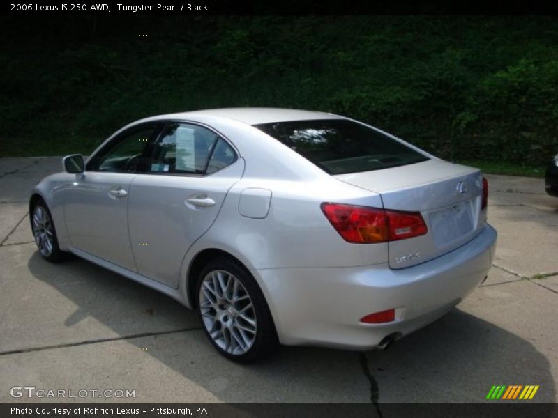 Tungsten Pearl / Black 2006 Lexus IS 250 AWD