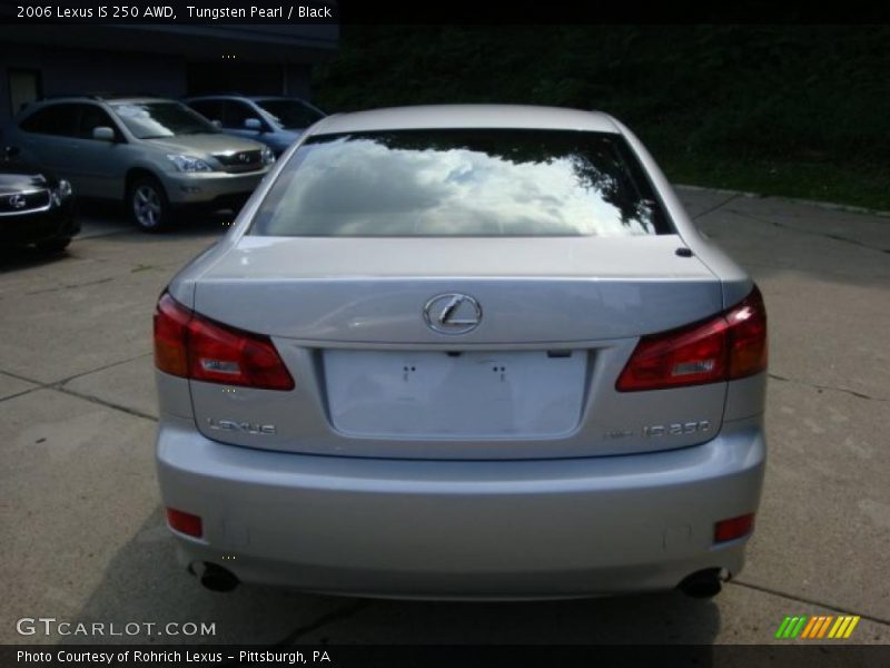 Tungsten Pearl / Black 2006 Lexus IS 250 AWD