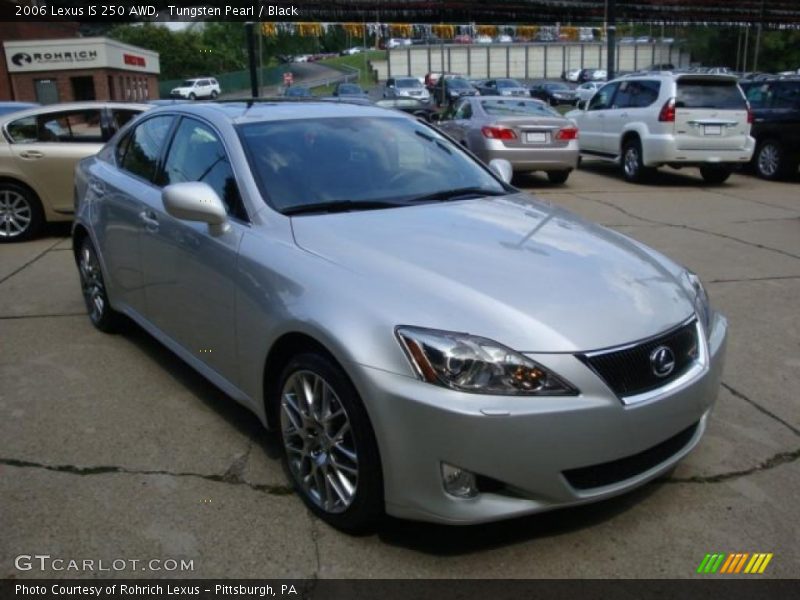 Tungsten Pearl / Black 2006 Lexus IS 250 AWD