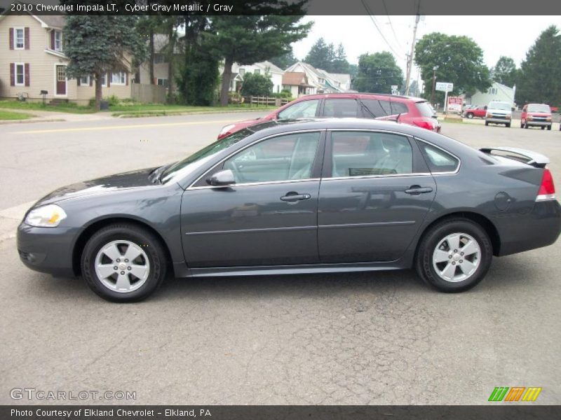 Cyber Gray Metallic / Gray 2010 Chevrolet Impala LT