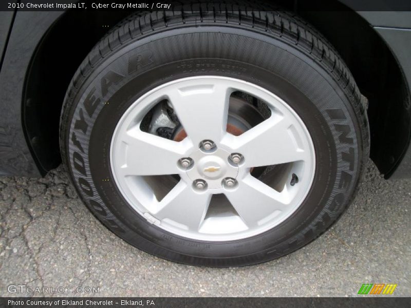 Cyber Gray Metallic / Gray 2010 Chevrolet Impala LT