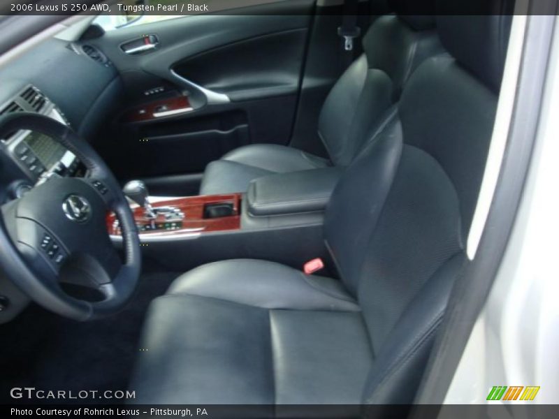 Tungsten Pearl / Black 2006 Lexus IS 250 AWD