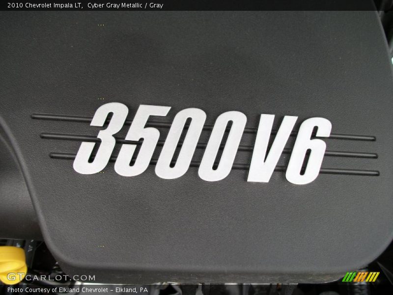 Cyber Gray Metallic / Gray 2010 Chevrolet Impala LT
