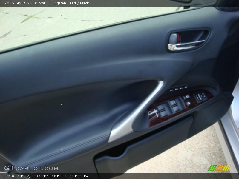 Tungsten Pearl / Black 2006 Lexus IS 250 AWD