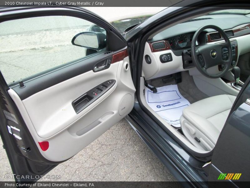 Cyber Gray Metallic / Gray 2010 Chevrolet Impala LT