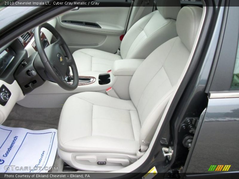 Cyber Gray Metallic / Gray 2010 Chevrolet Impala LT