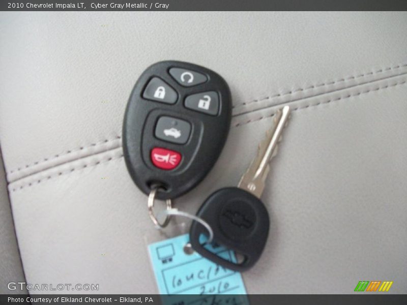 Cyber Gray Metallic / Gray 2010 Chevrolet Impala LT