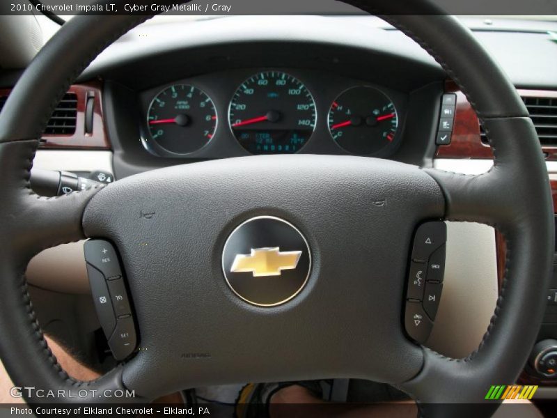Cyber Gray Metallic / Gray 2010 Chevrolet Impala LT
