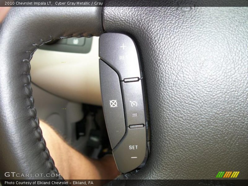 Cyber Gray Metallic / Gray 2010 Chevrolet Impala LT