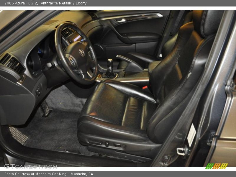 Anthracite Metallic / Ebony 2006 Acura TL 3.2